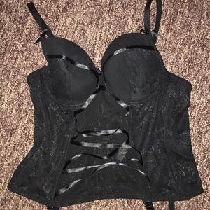 Black Lace Corset